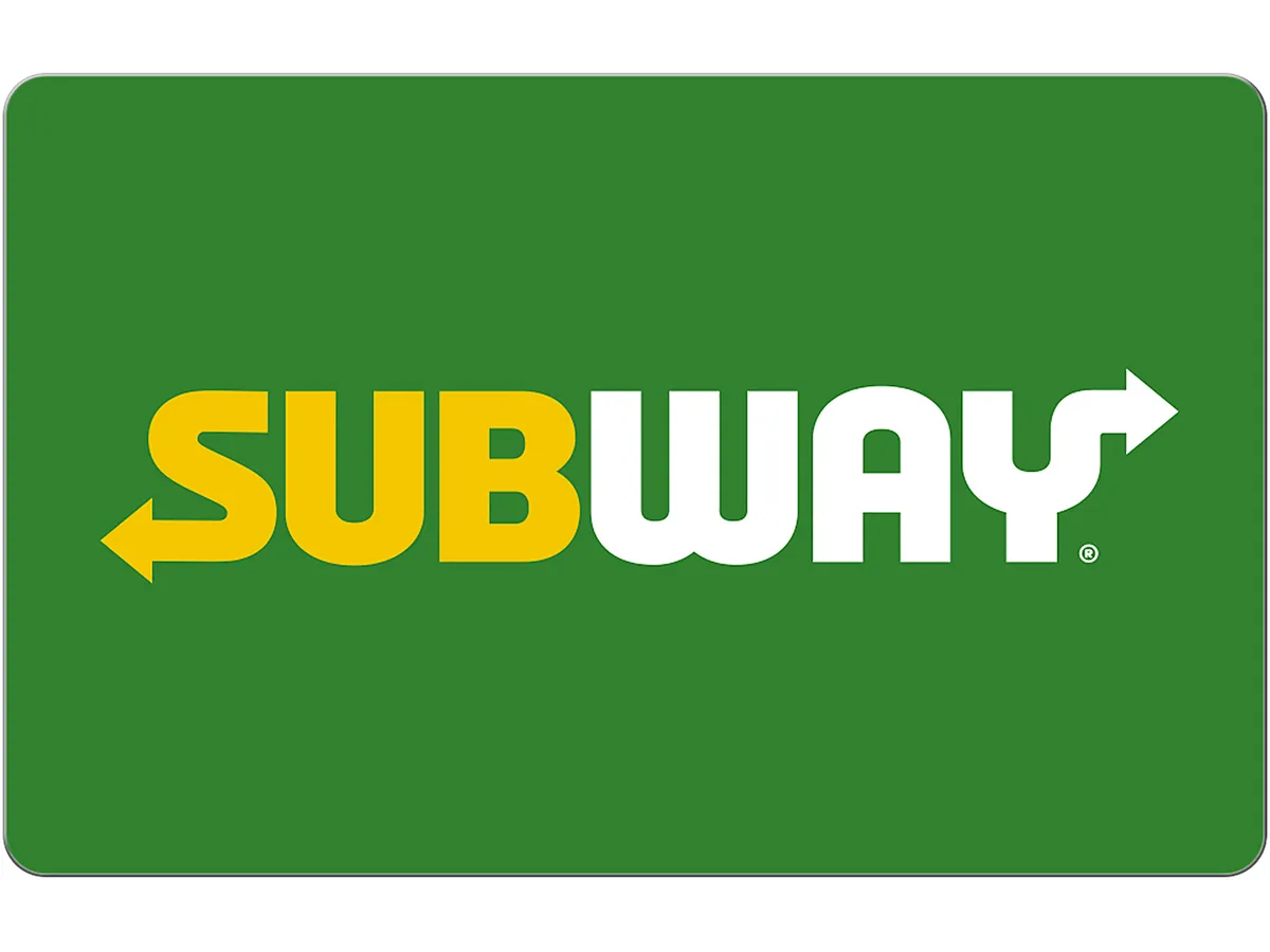 Subway Subway SBW10000 $100 Restaurant Gift Card — product photo
