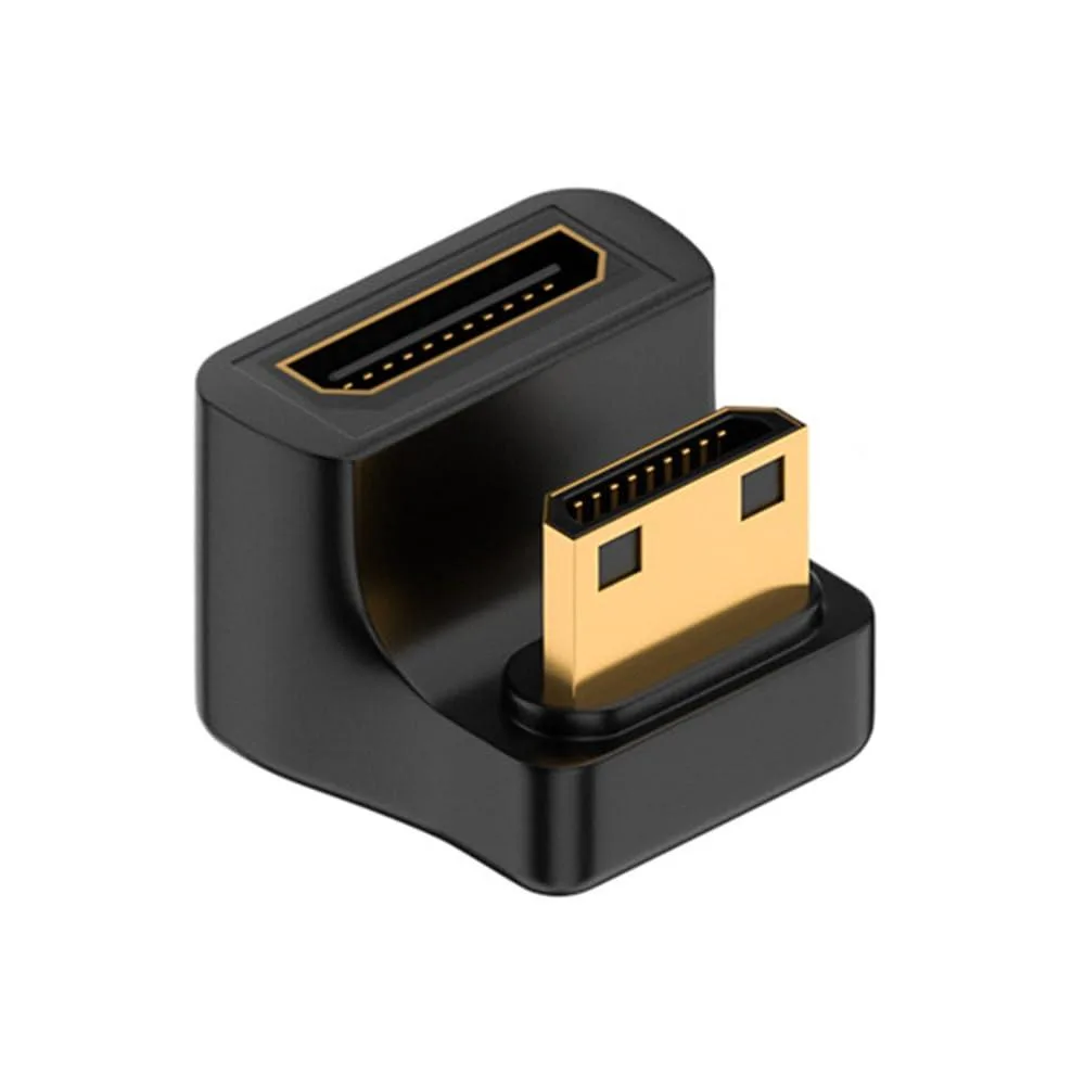 LORDWORLD LORDWORLD 360° U-Shaped Mini HDMI 1.4 Male to Female Adapter — product photo