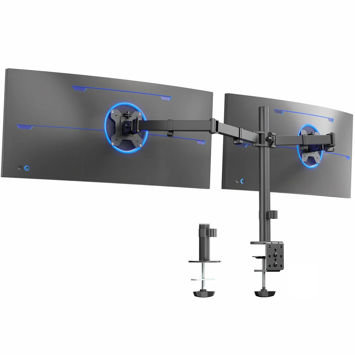 VIVO VIVO Black Dual Ultrawide Monitor Mount 38 in 22 lbs STAND-V038 — product photo