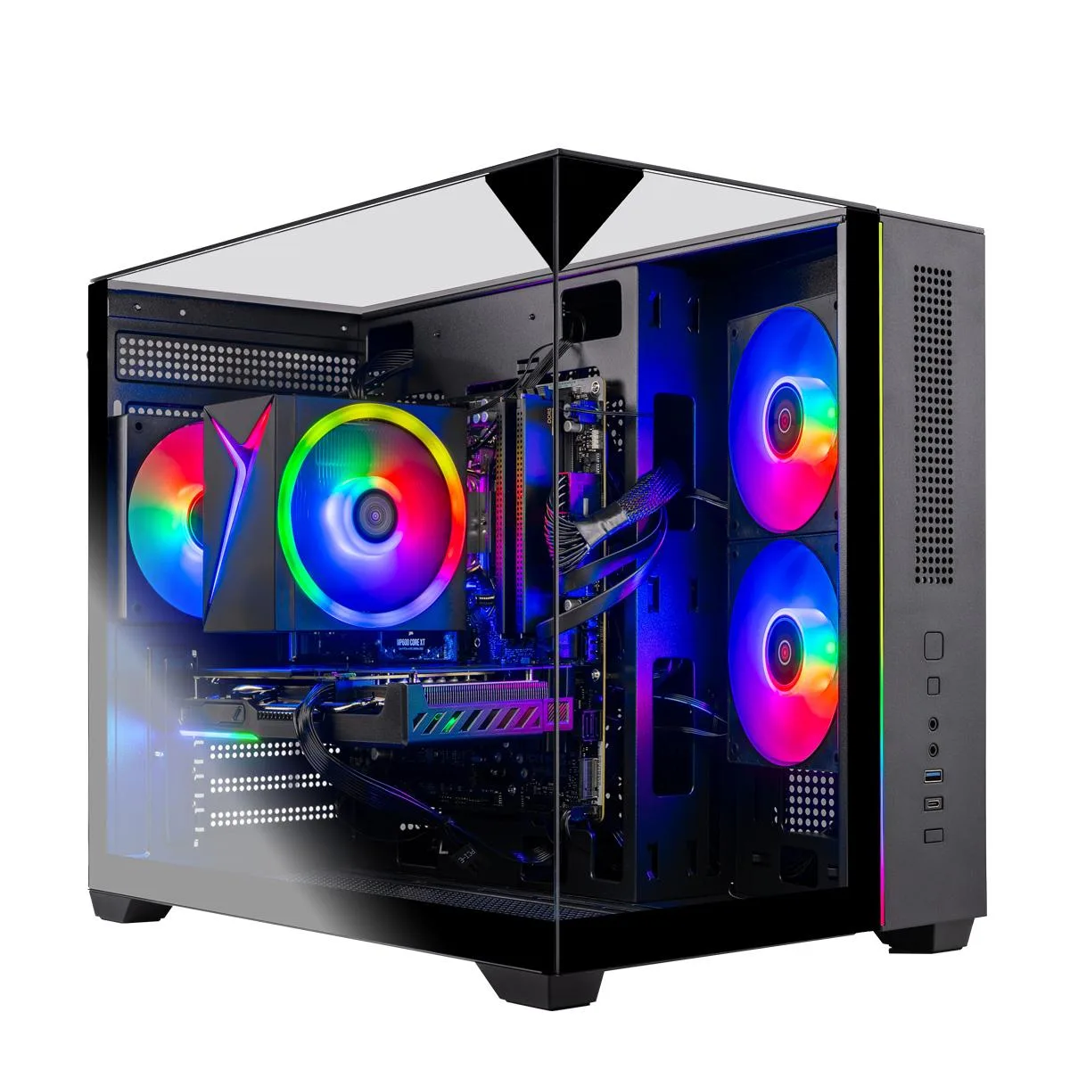 Skytech Skytech Crystal Gaming PC Ryzen 7 5700 RTX 5060 Ti 8GB 16GB DDR4 1TB NVMe — product photo