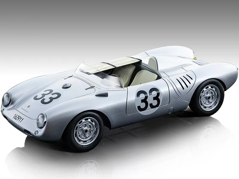 Tecnomodel Tecnomodel Porsche 550 A #33 24H Le Mans 1957 Mythos Series Ltd Ed 95 pcs 1/18 hobby collectible — product photo