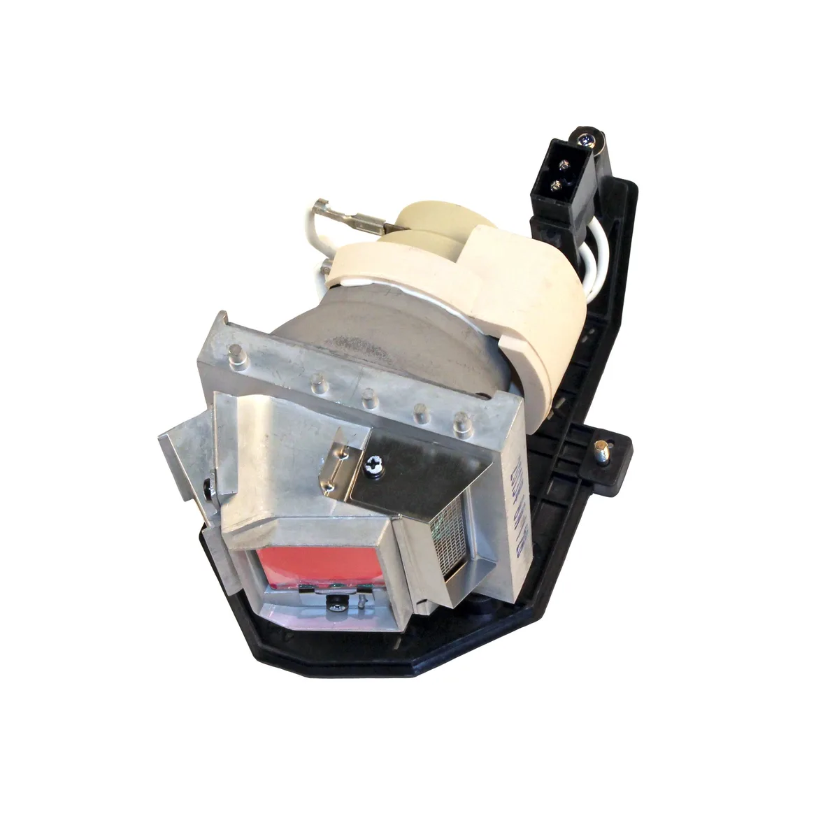 Jaspertronics BL-FP240C projector lamp in black housing with integrated bulb assembly