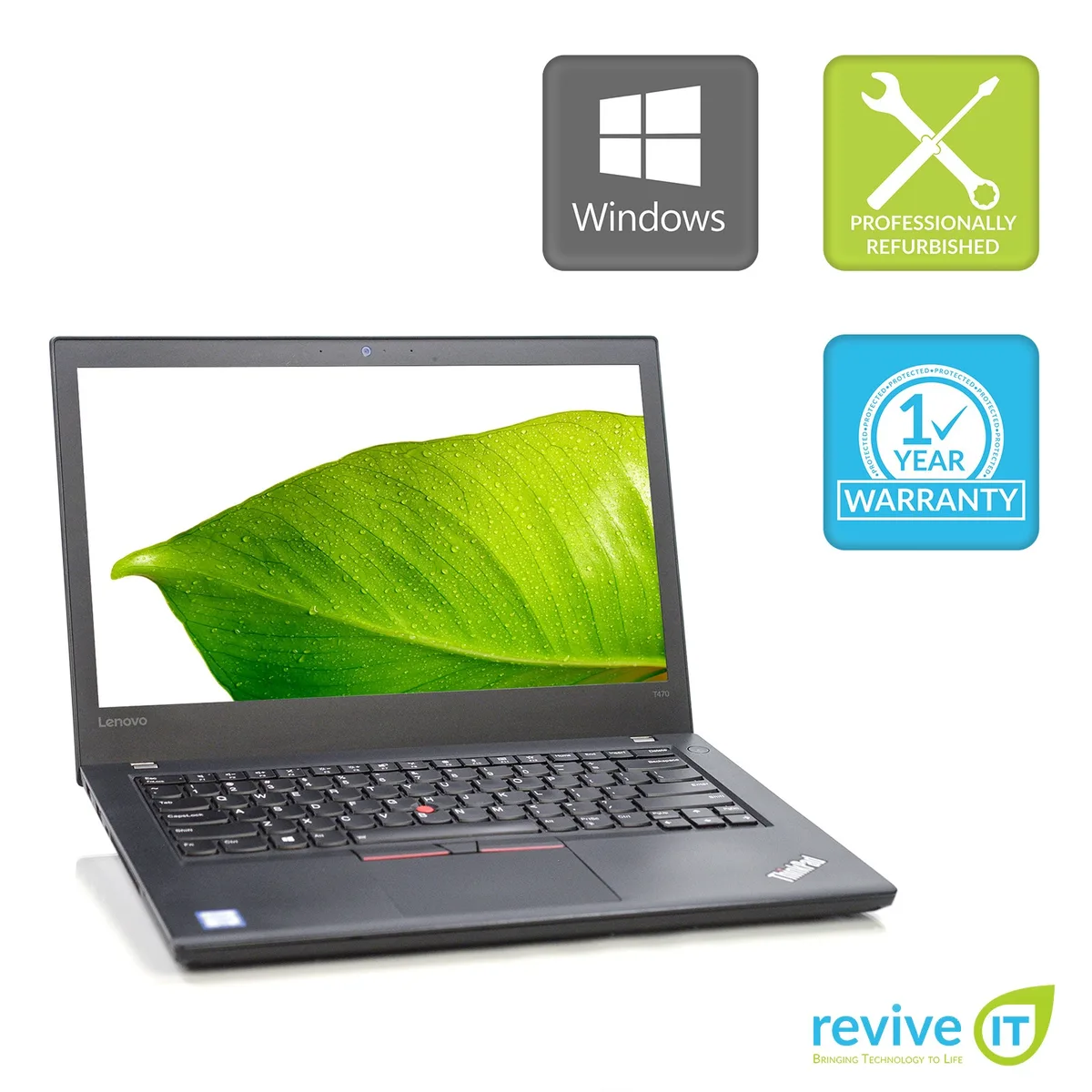 Lenovo Lenovo ThinkPad T470 laptop i5-7300U 8GB 256GB SSD 14.0" FHD Windows 10 Pro — product photo