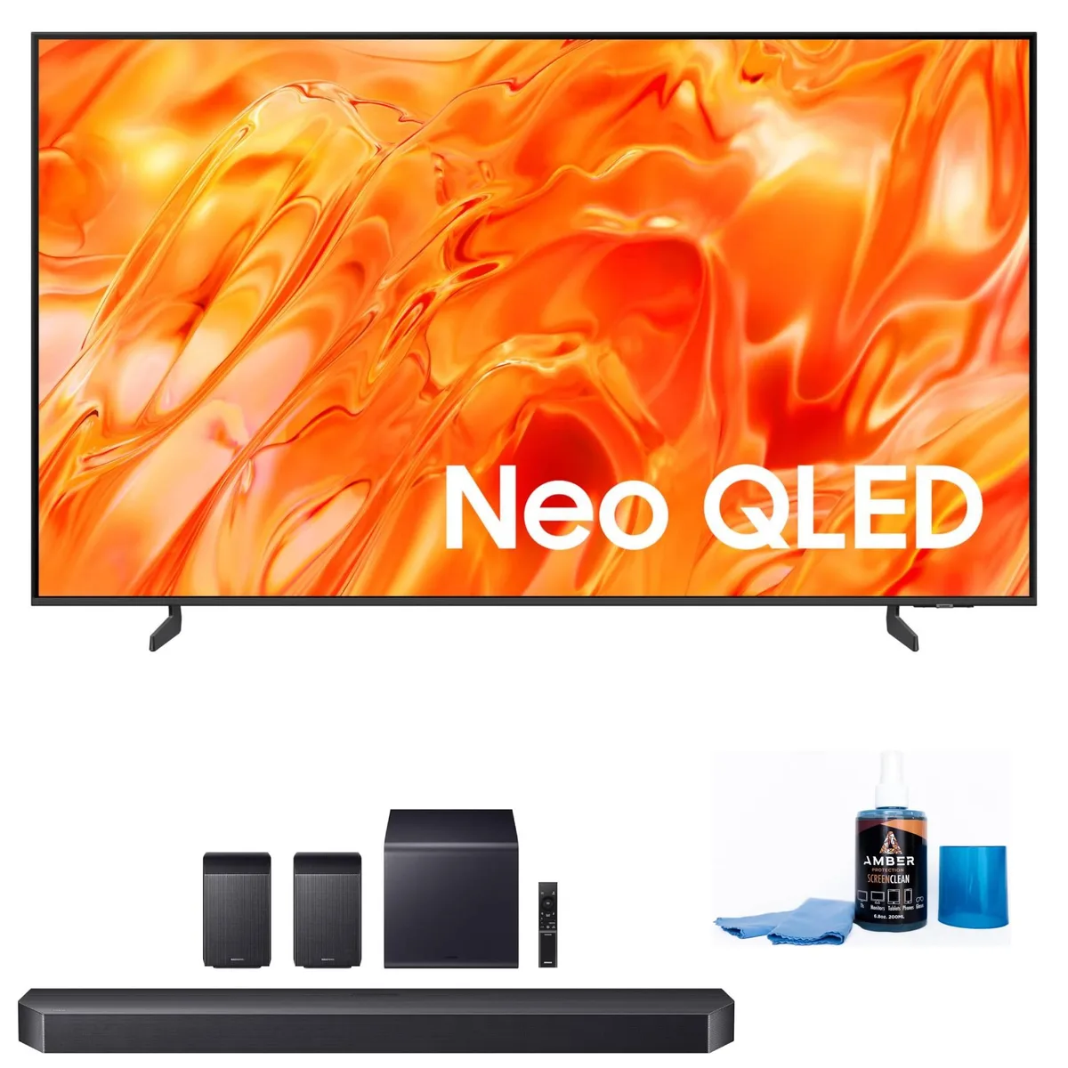 SAMSUNG SAMSUNG QN75QN70HA 75" NeoQLED TV with HW-Q990F Soundbar — product photo