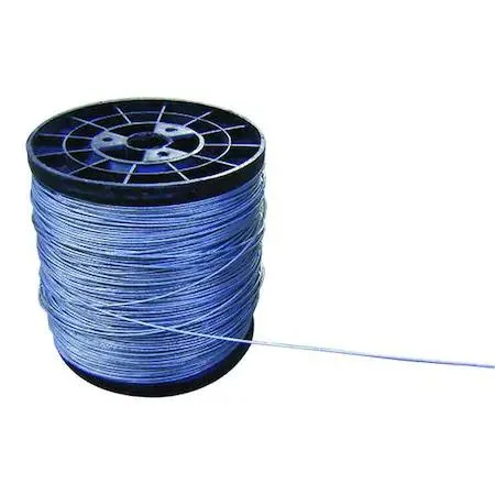 Galvanized steel electric fence wire on spool, 14 gauge, 1320 feet