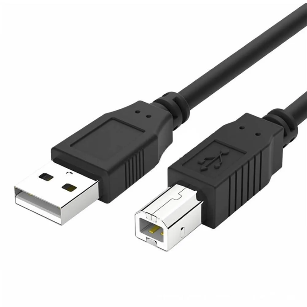  blkmythwk Black5FT HardDriver USB A Male to USB B Male Cable 5ft 1.5m Black 480 Mbps — product photo