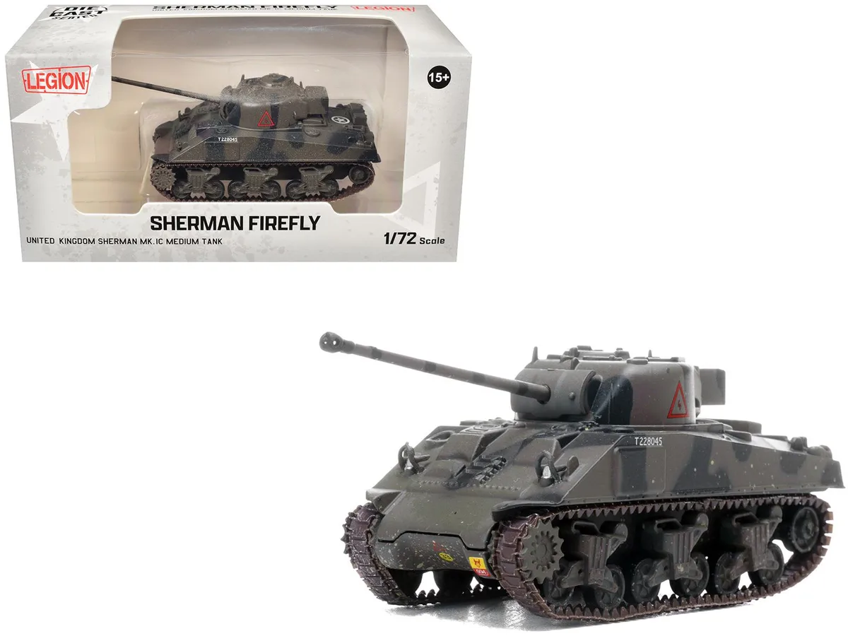 Legion Supplies Legion Supplies Sherman Firefly Mk.VC 1/72 8th Armoured Brigade Normandy 1944 Diecast Model — product photo