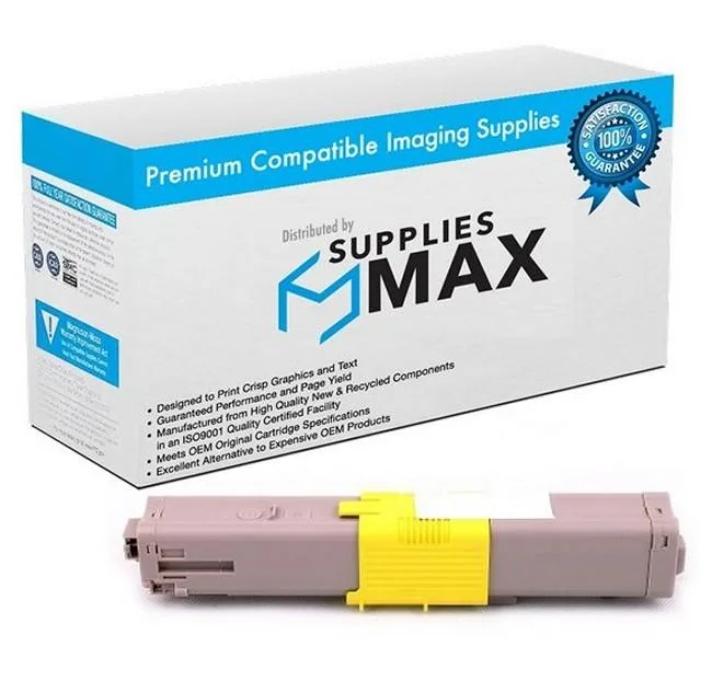 SuppliesMax SuppliesMax Yellow Toner Cartridge TYPE 17 5000 Pages 44469719 — product photo