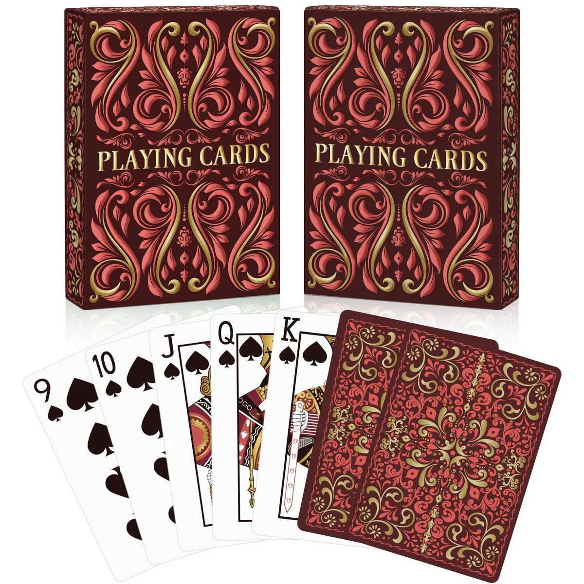  Worry Free Gadgets S800 Playing Cards 2 Pack 52 Cards 88mm x 63mm — product photo