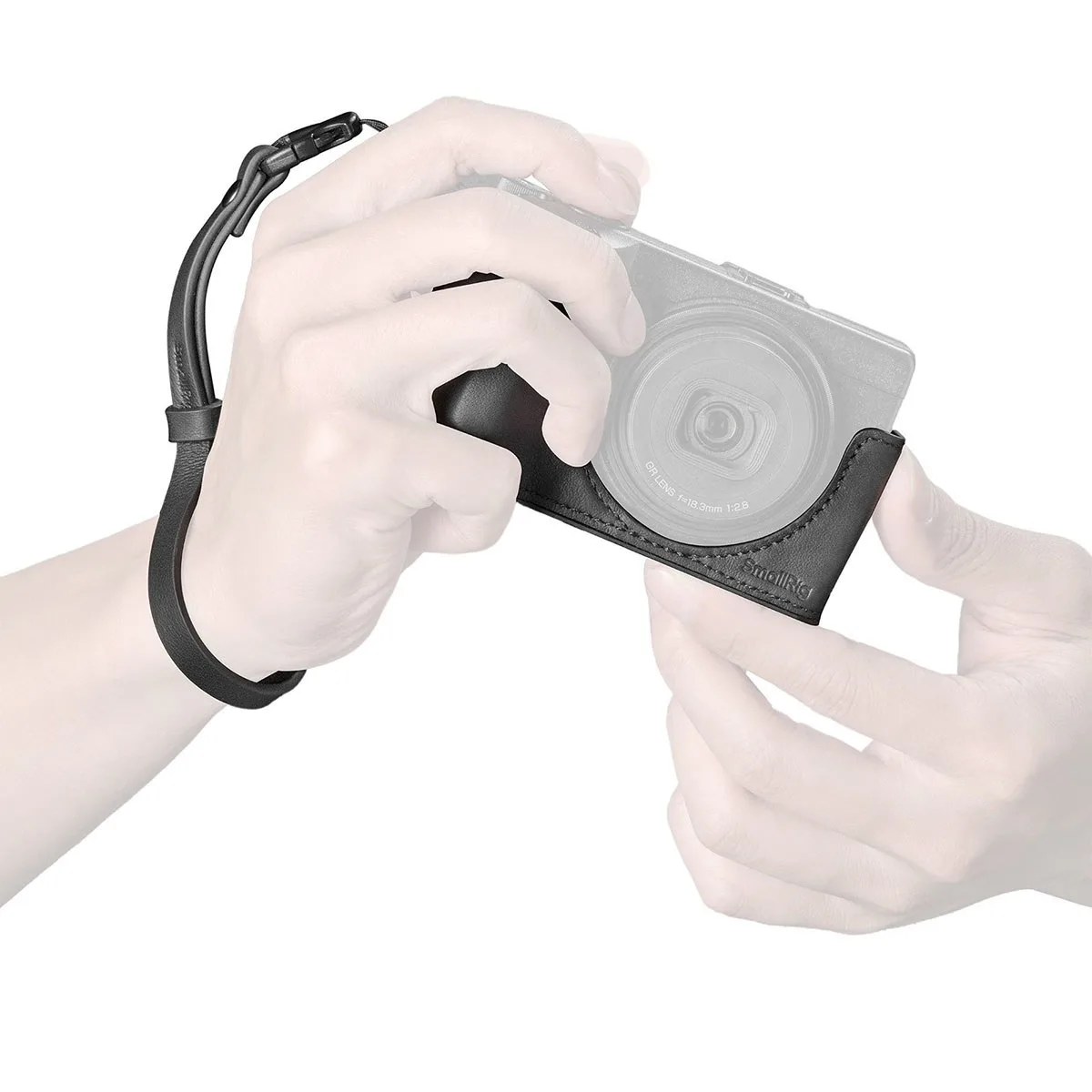 SmallRig SmallRig Leather Half Case Kit for Ricoh GR IV (Black) 5676 — product photo