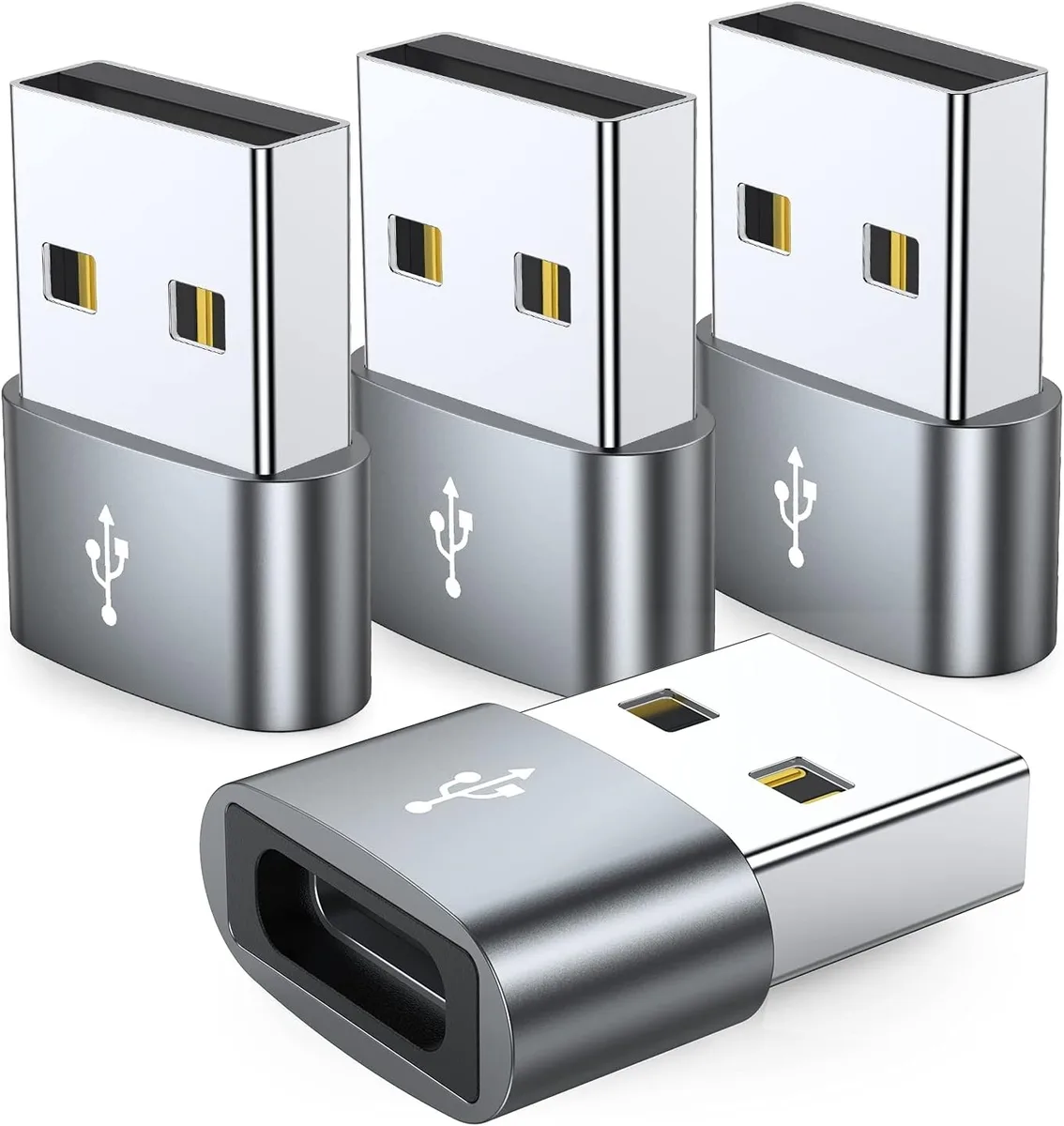 Brainwavz Brainwavz USB-C Female to USB-A Male Adapter 4-Pack — product photo