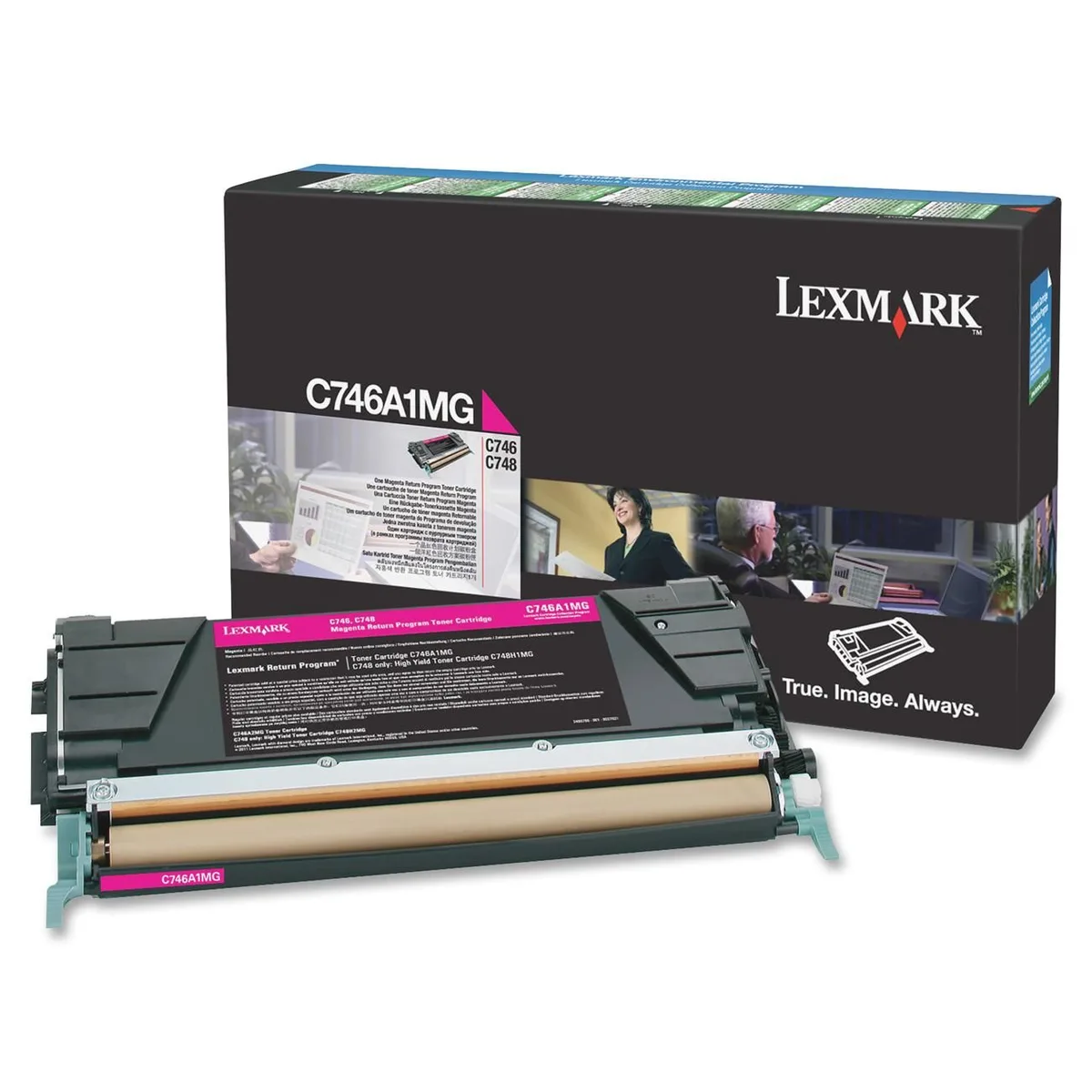 Lexmark Lexmark C746A1MG Magenta Toner Cartridge (Genuine Brands) — product photo