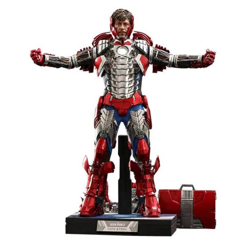 Hot Toys Hot Toys MMS600 Iron Man 2 Tony Stark Mark 5 Suit Up Deluxe action figure — product photo