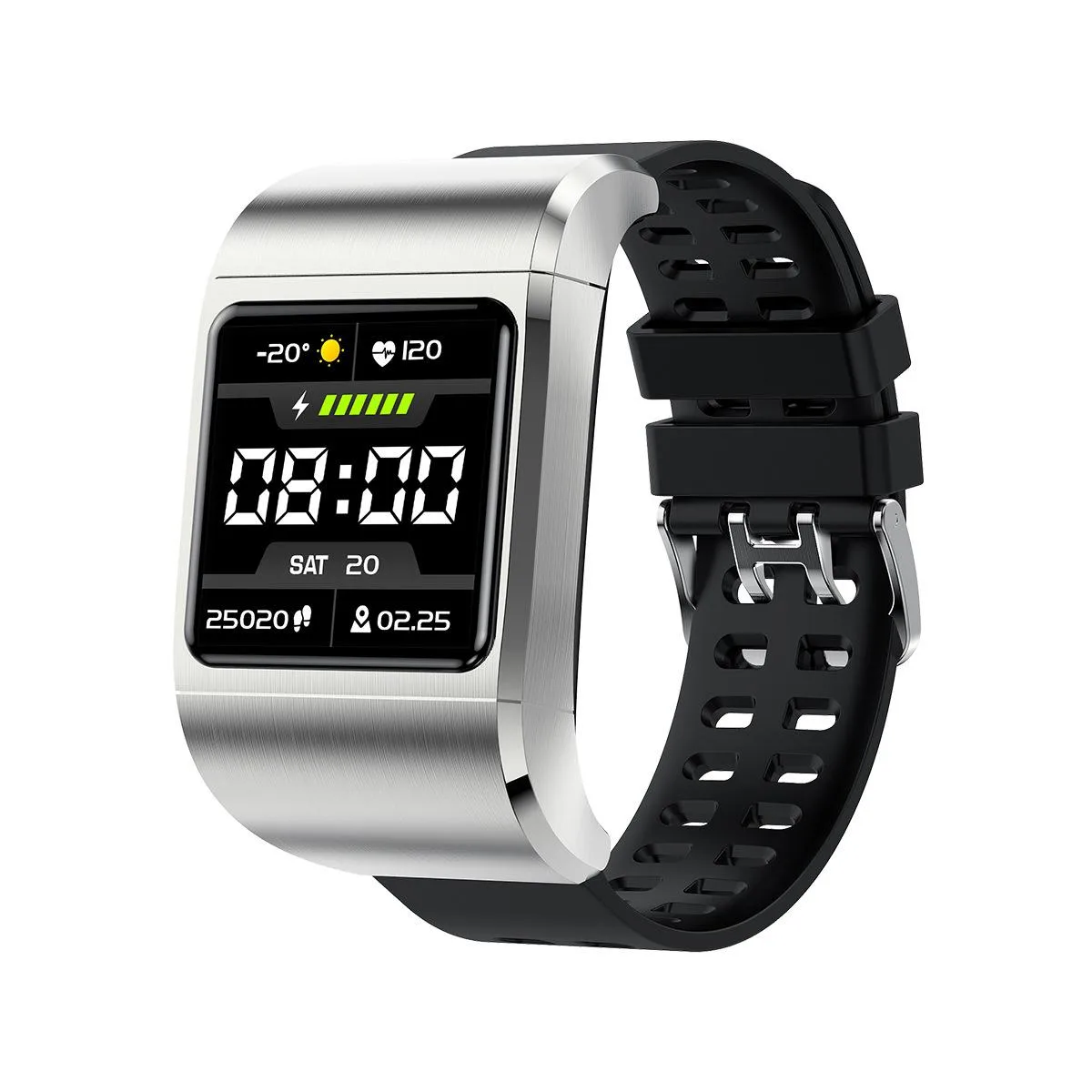 ZOSKVEE ZOSKVEE G36pro wearable technology Silver 1.3 Inches — product photo