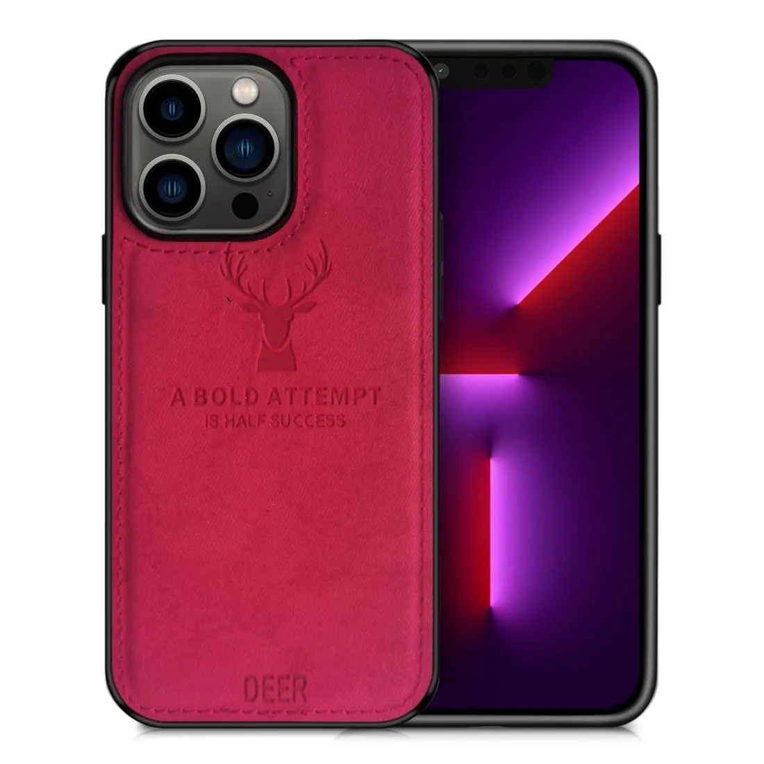 ALPHA DIGITAL INC ALPHA DIGITAL INC IP13P-DEER-RD case for iPhone 13 Pro Red — product photo