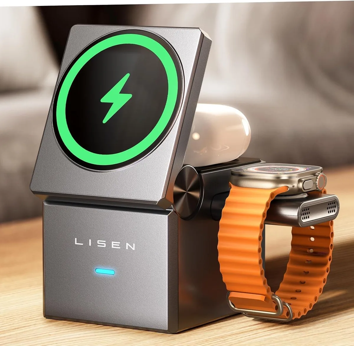Luisport Luisport Qi2 Magsafe Charger Stand 3 in 1 Foldable 15W — product photo