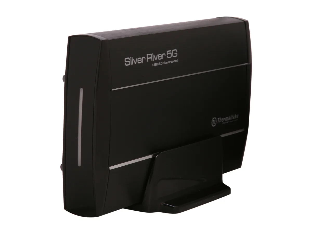 Thermaltake Thermaltake Silver River 5G ST0025U Black 3.5" USB 3.0 SATA drive enclosure — product photo