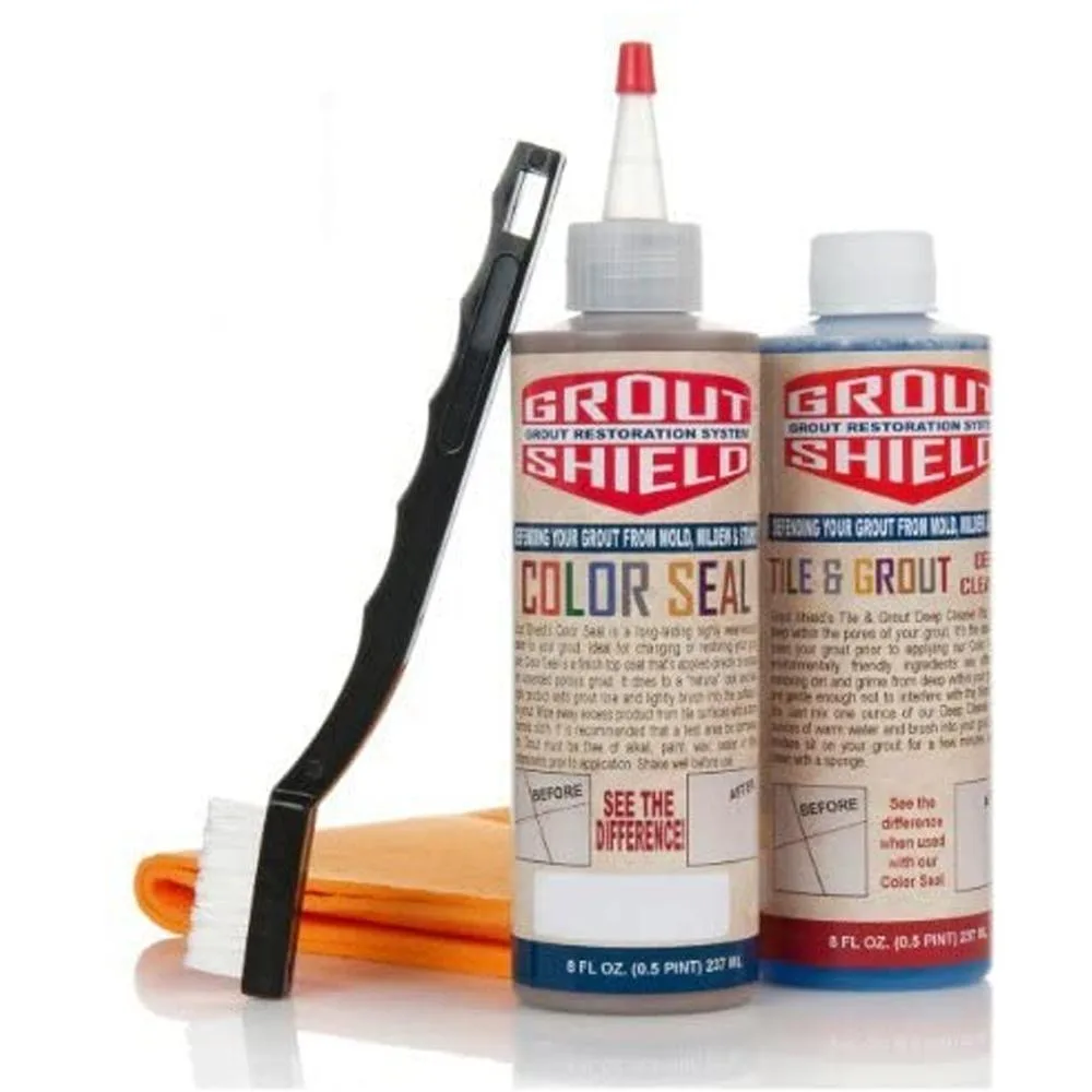 Grout Shield Grout Shield GS8IGR 8 oz Color Seal Kit Gray hand tool — product photo