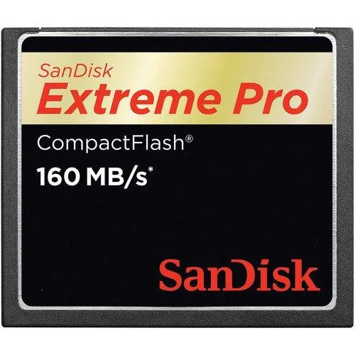 SanDisk SanDisk SDCFXPS-256G-A46 Extreme Pro CompactFlash memory card 256GB 160MB/s — product photo