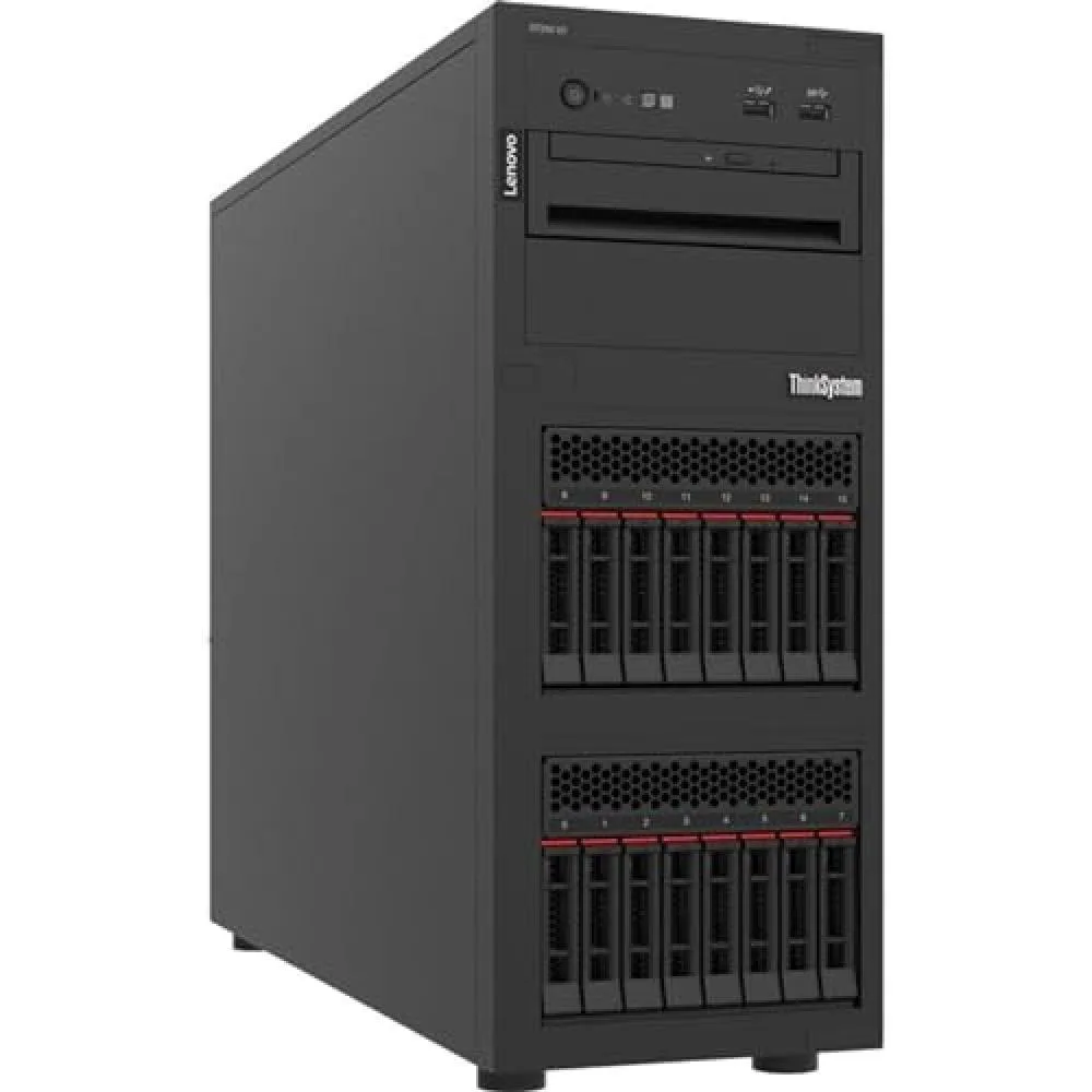 Lenovo Lenovo ThinkSystem ST250 V2 7D8FA013NA Rack Server Intel Xeon E-2378 2.60 GHz 16 GB — product photo