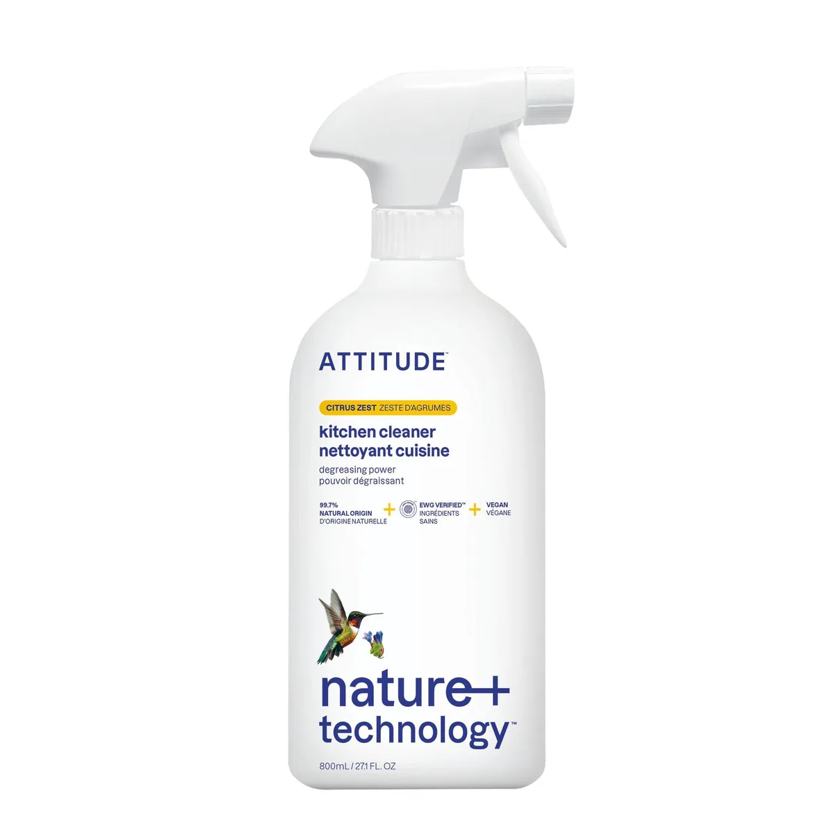  ATTITUDE Kitchen Cleaner Spray Citrus Zest 27.1 Fl Oz — product photo