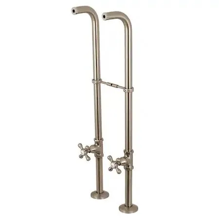 KINGSTON BRASS KINGSTON BRASS CC266S8AX Freestanding Tub Faucet Brushed Nickel — product photo