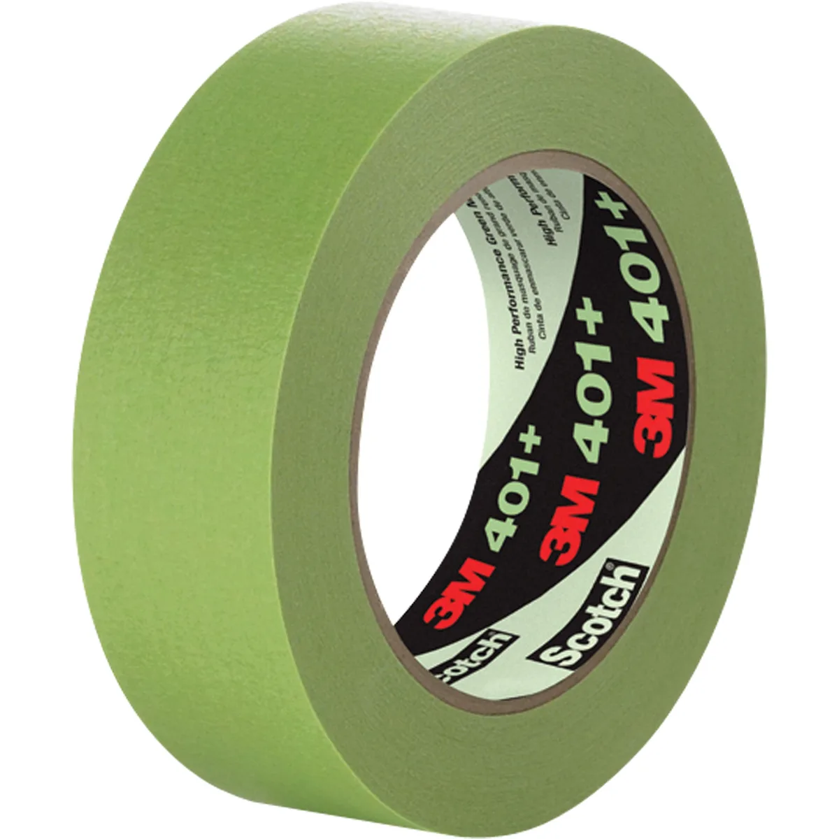 Green crepe paper masking tape roll 48mm wide 55m long 7.30 mil thick