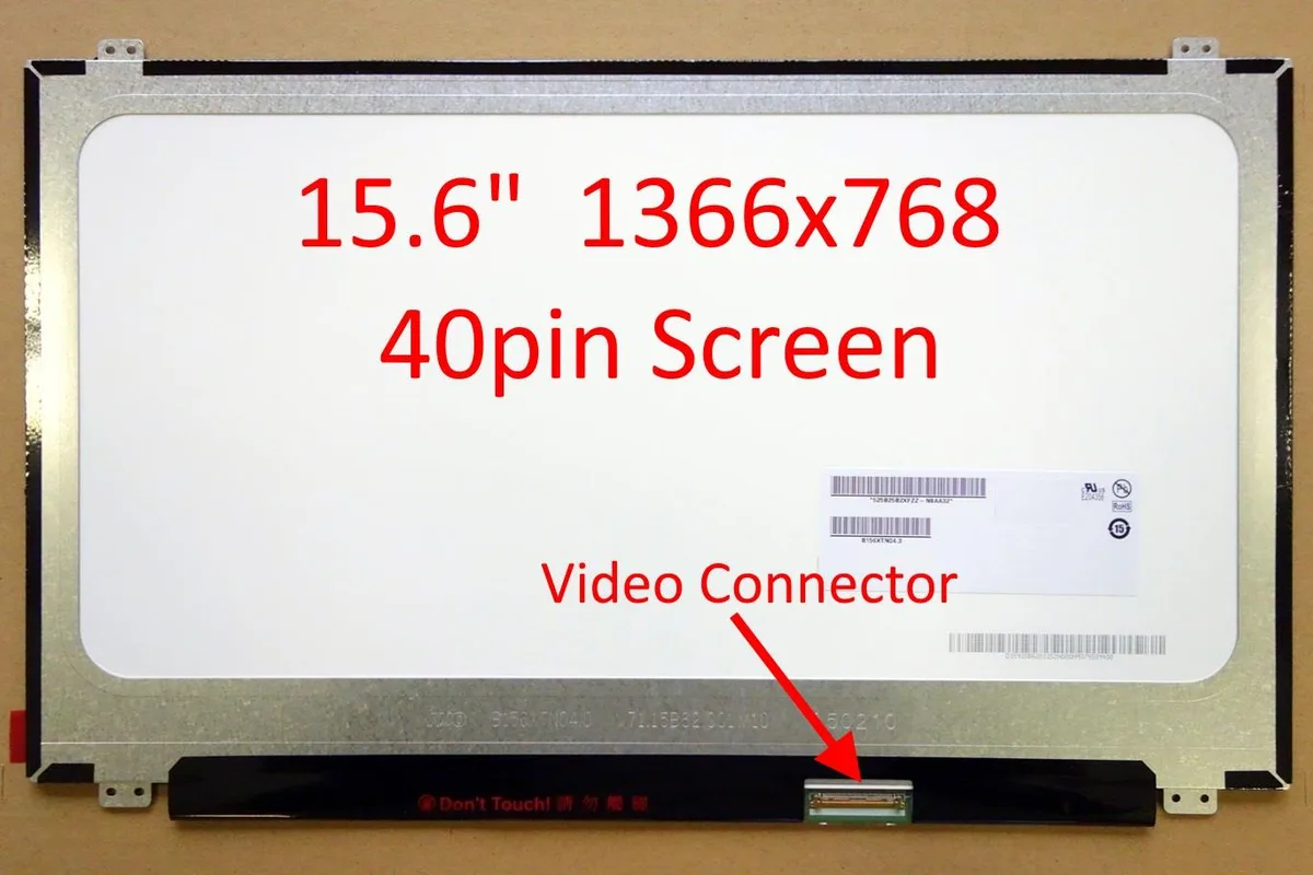 Fullcom Tech Fullcom Tech LTN156AT30 15.6" LED WXGA HD Slim Glossy Laptop Screen — product photo