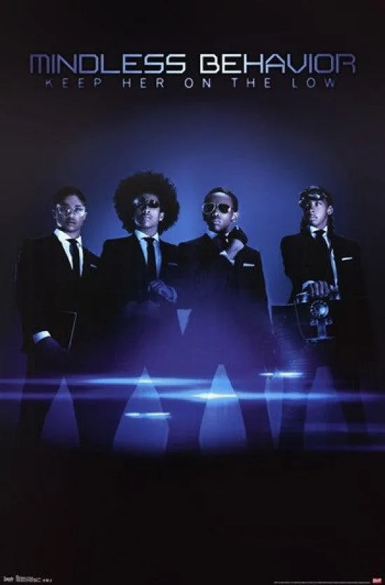 Mindless Behavior poster print on heavy stock paper 24 x 36 inches
