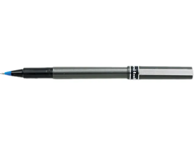 uni-ball uni-ball 60027 Deluxe Roller Ball Pen, Blue Ink, Micro — product photo