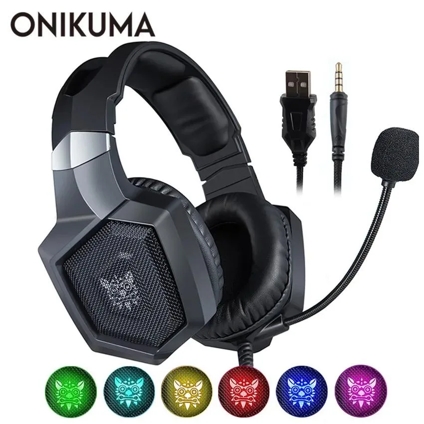 Hetai Tech Hetai Tech K8 Wired Stereo Gaming Headset with LED and Microphone — product photo