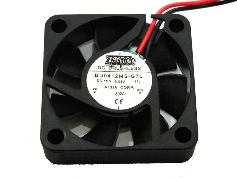 Zyvpee Zyvpee BD0412MS-G70 40x10mm 12V 0.08A 2-pin case fan — product photo