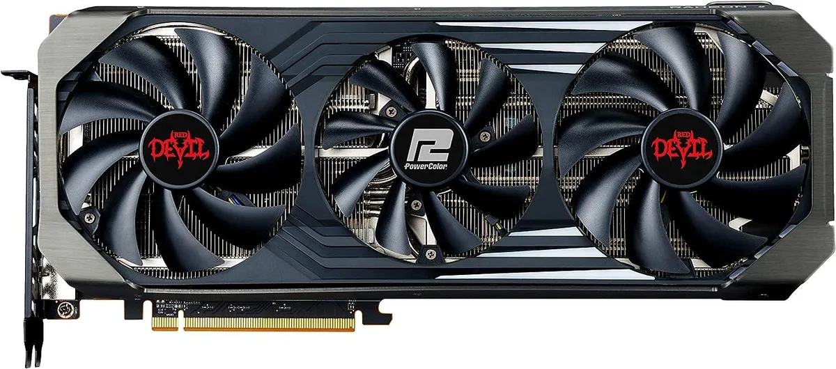 PowerColor PowerColor Radeon RX 6750 XT Red Devil 12GB graphics card — product photo