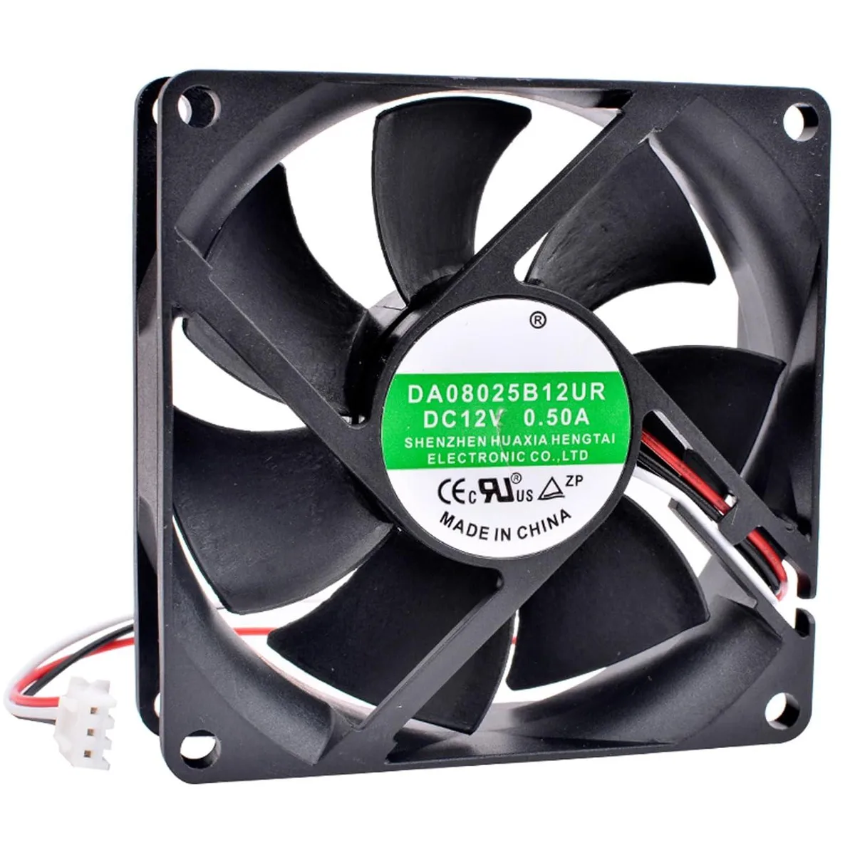 Vszerda Vszerda DA08025B12UR 80x80x25mm 12V 0.50A 4800RPM case fan — product photo