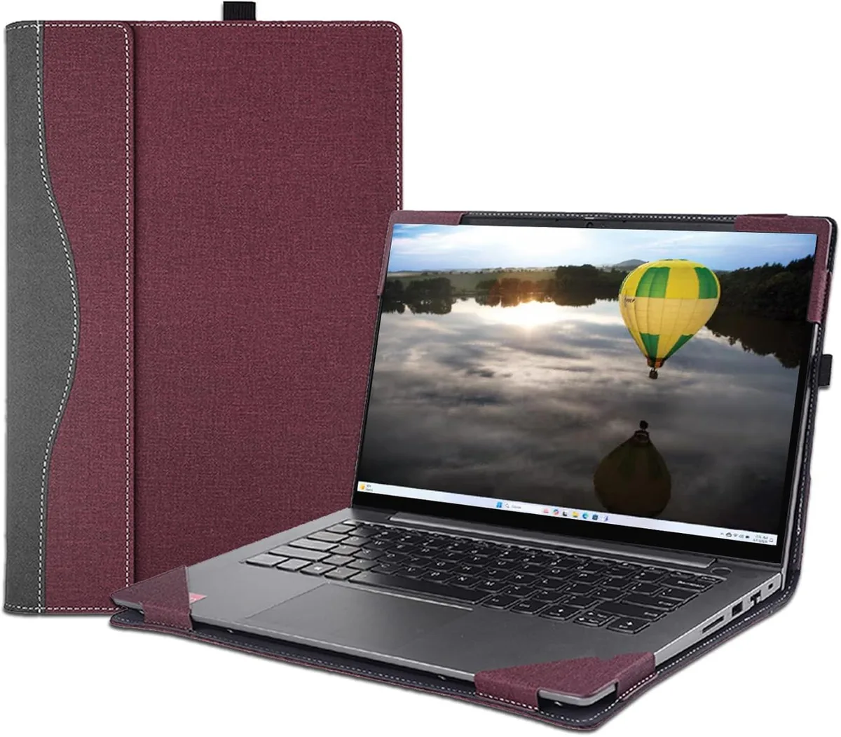 Werleo Werleo Laptop Case for HP OmniBook 7/X/5 16 inch Wine Red — product photo