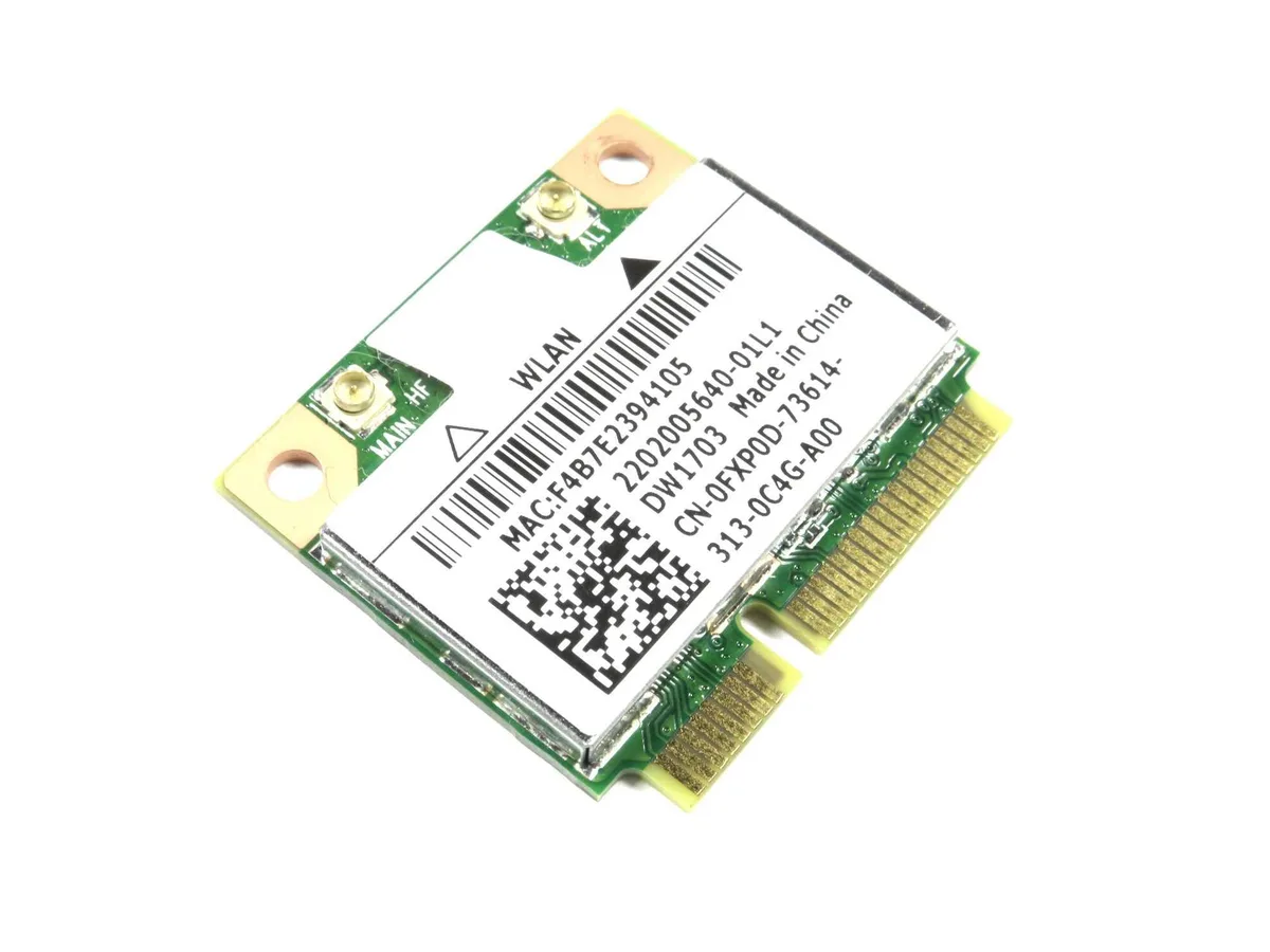 DELL DELL DW1703 802.11b/g/n+BT4.0 AR5B225 M.2 Wi-Fi adapter — product photo