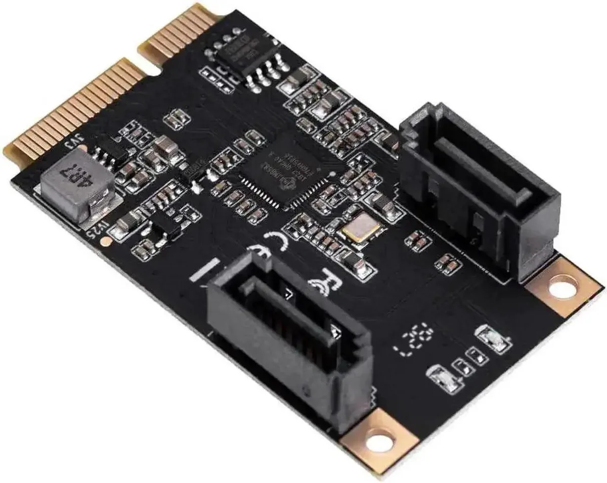 SMUGDESK SMUGDESK SI-MPE40150 M.2 2242 M-Key to 2 Port SATA III Adapter — product photo