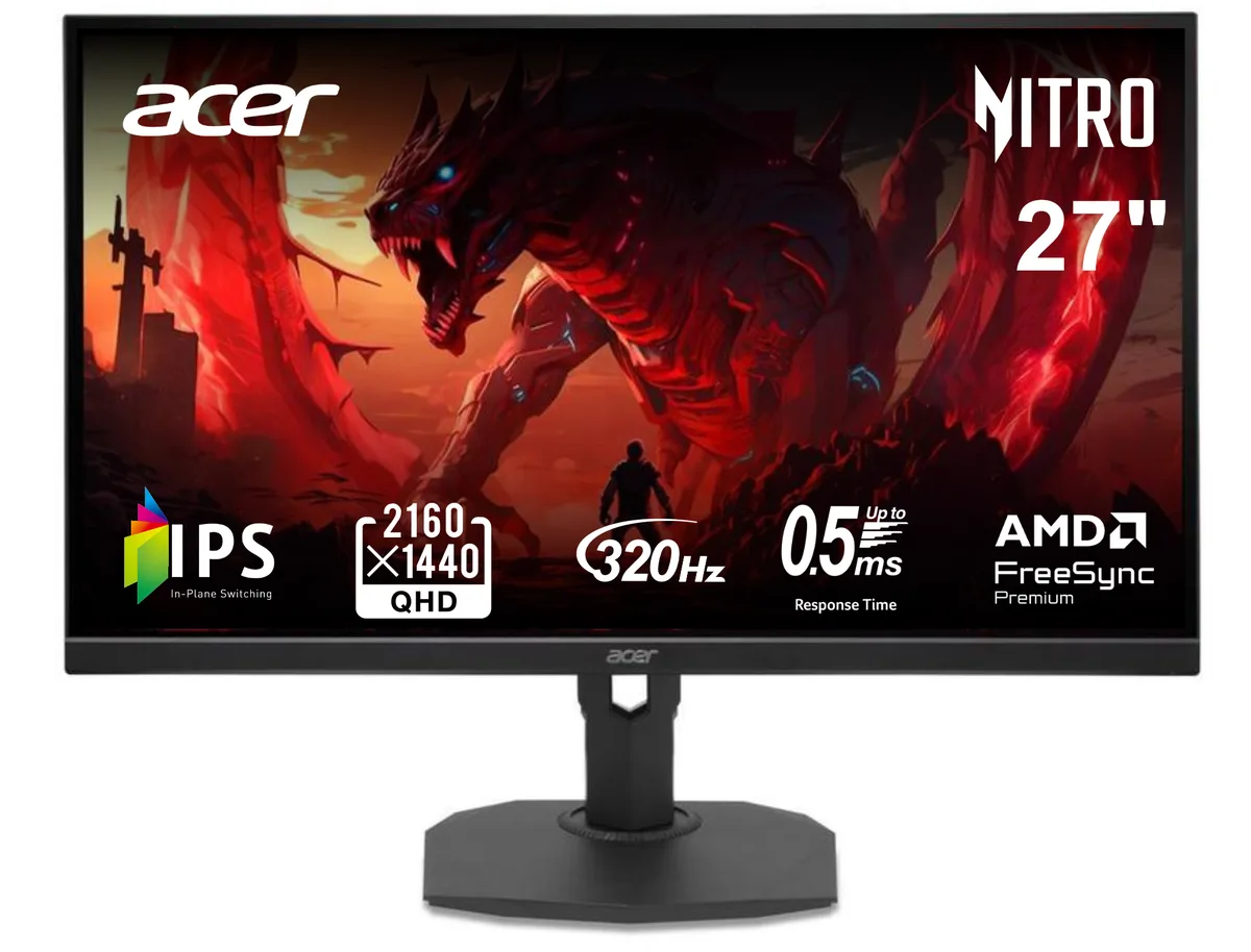 Acer America Acer America UM.HX3AA.310 27" 320Hz QHD IPS gaming monitor — product photo