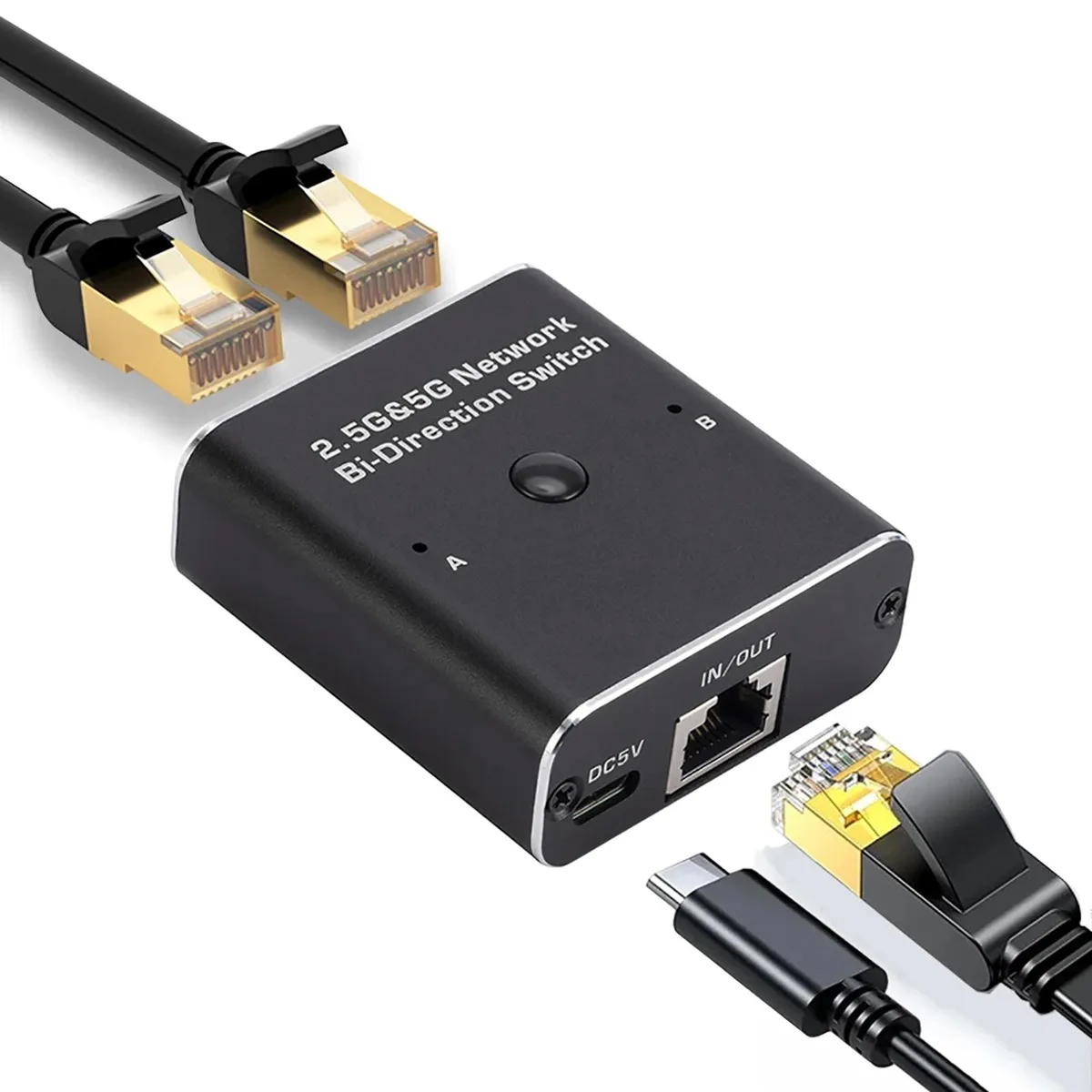 ESTONE ESTONE OZHW7 2.5G/5G Bi-Directional Ethernet Switch Selector — product photo