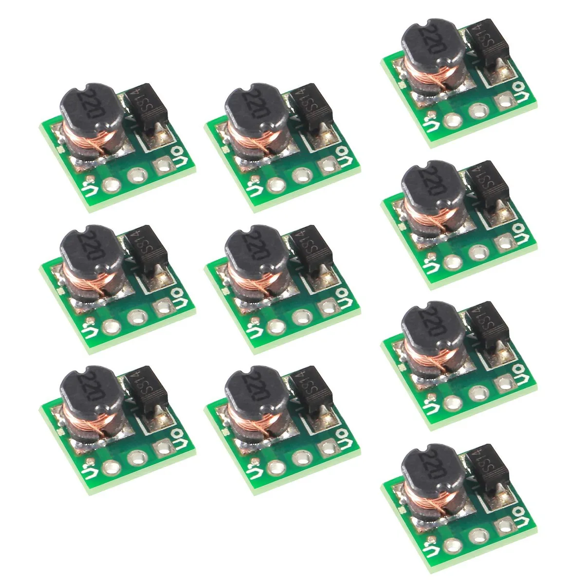 KEHIPI KEHIPI 10PCS DC-DC Boost Converter Module 0.9-5V to 5V Step Up Power Adapter — product photo