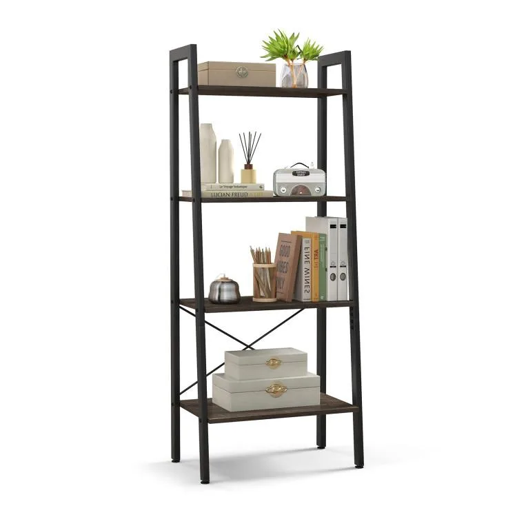SlickBlue SlickBlue 4-Tier Bookshelf Oak 22" x 13.5" x 54.5 — product photo