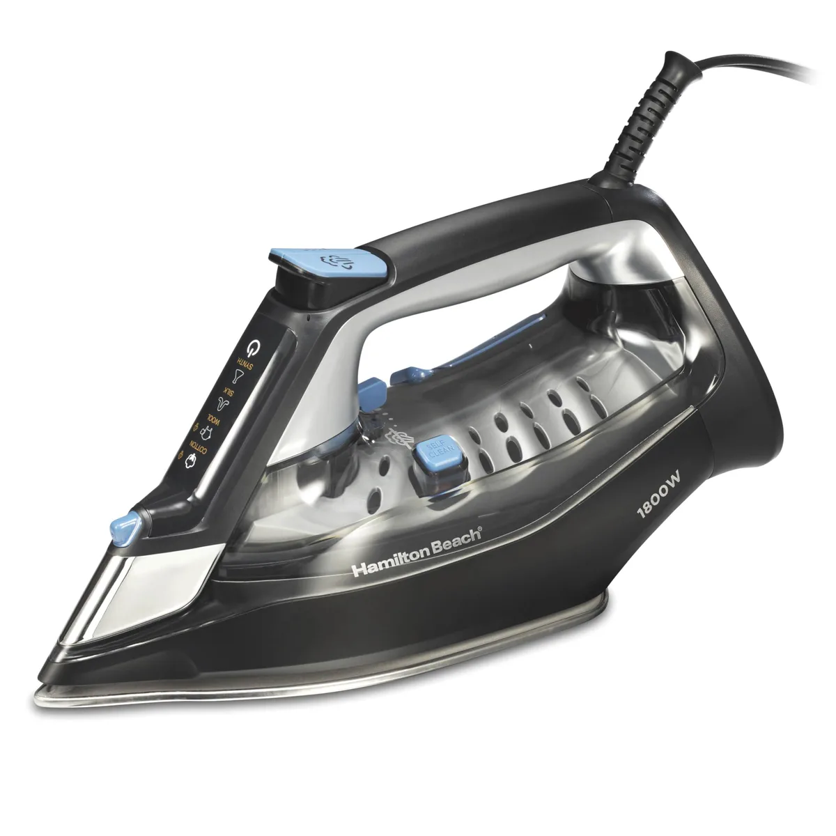 Hamilton Beach 14950 FabricIQ Steam Iron 1800W 350ml Black — product photo