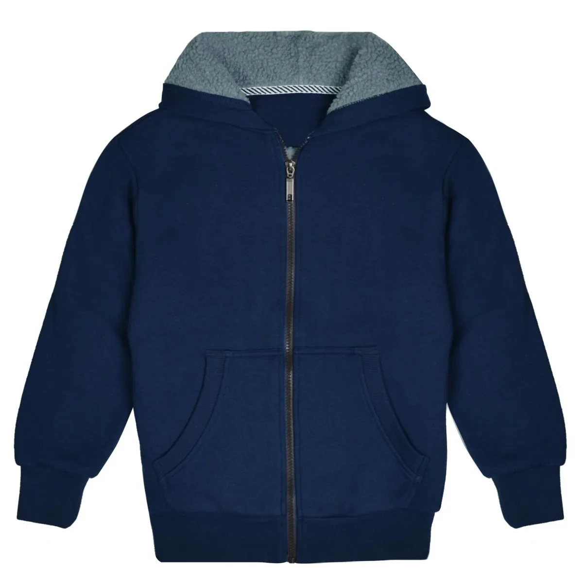 Altatac Altatac Kids Sherpa Lined Fleece Hooded Jacket Navy L — product photo