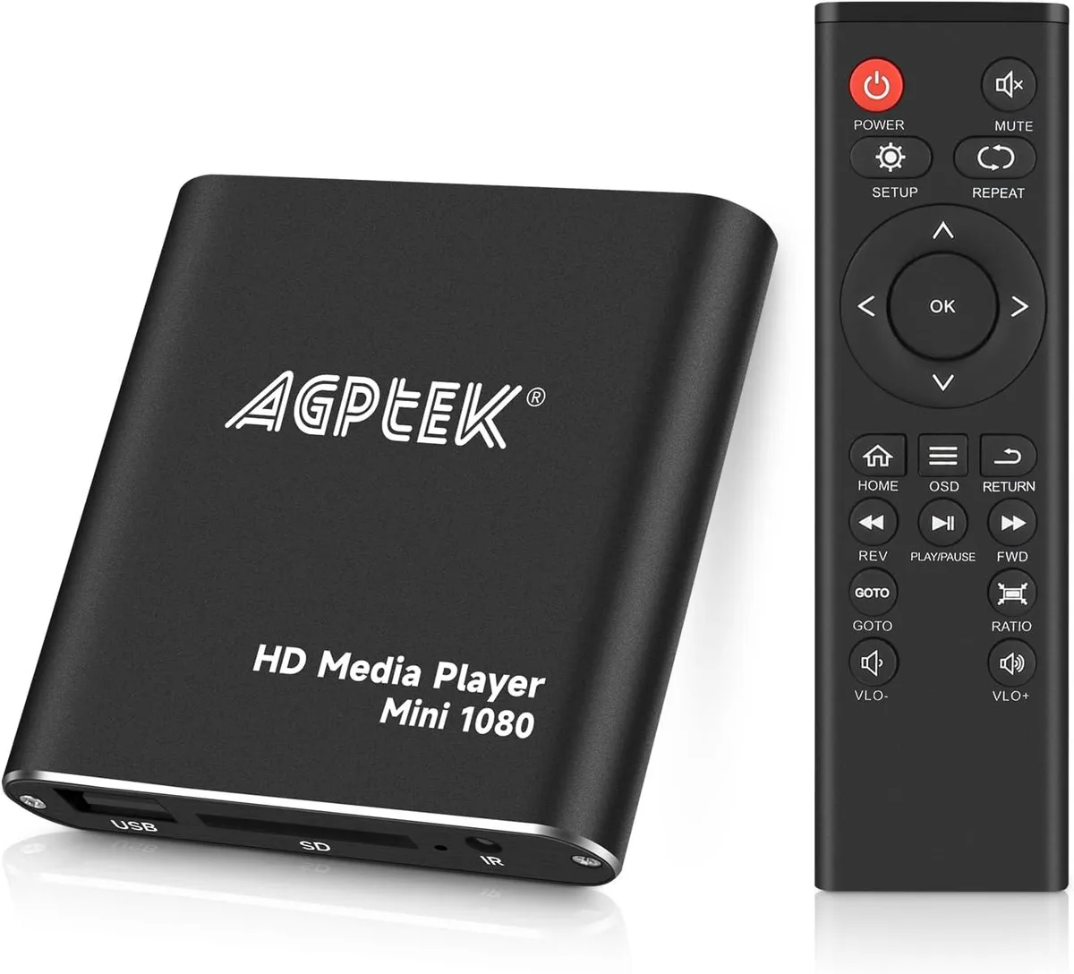 PISKEKAT PISKEKAT HDMI Media Player Black Mini 1080p Full-HD Ultra HDMI Digital — product photo