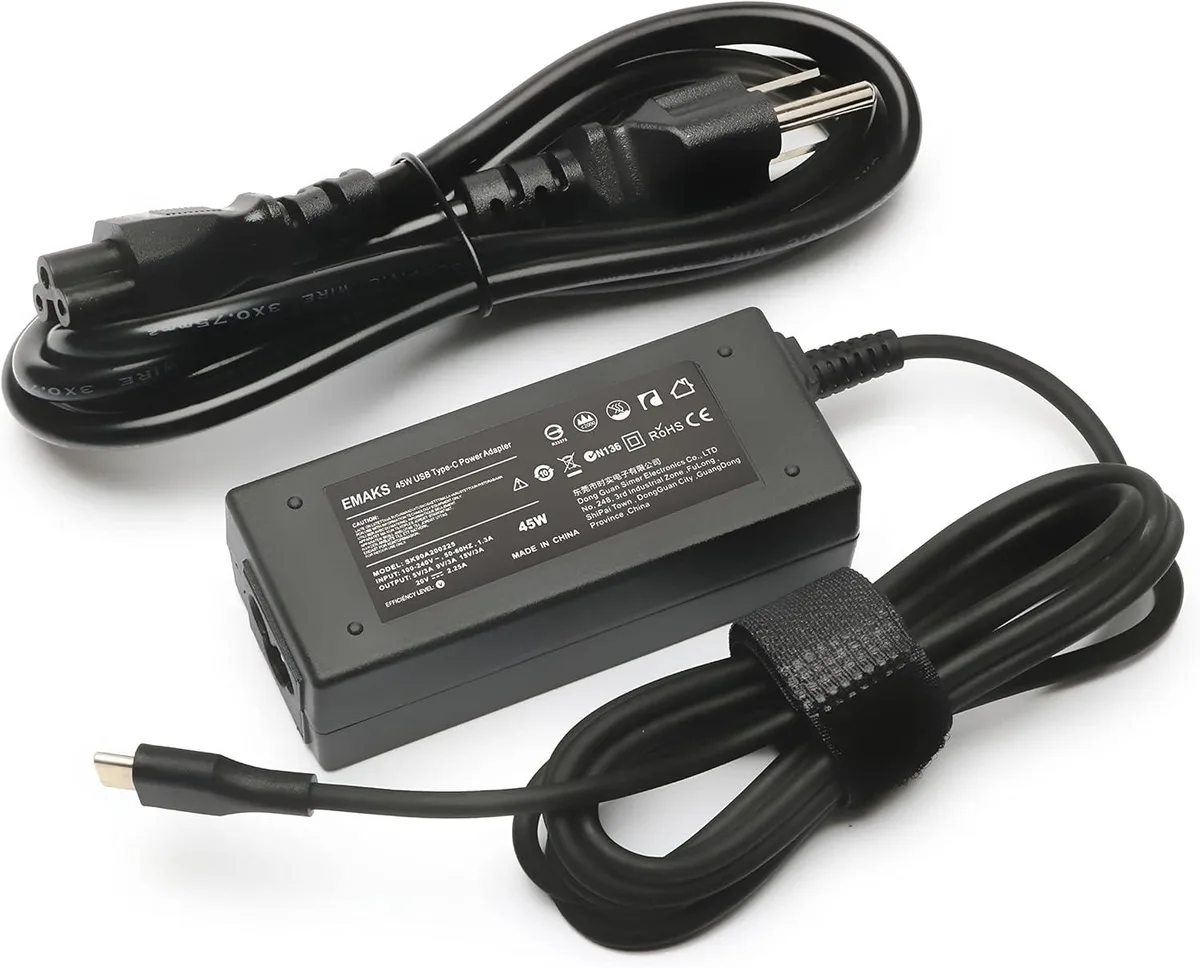 myVolts myVolts 45W USB-C ac adapter for Acer Chromebook Spin 11 13 15 — product photo