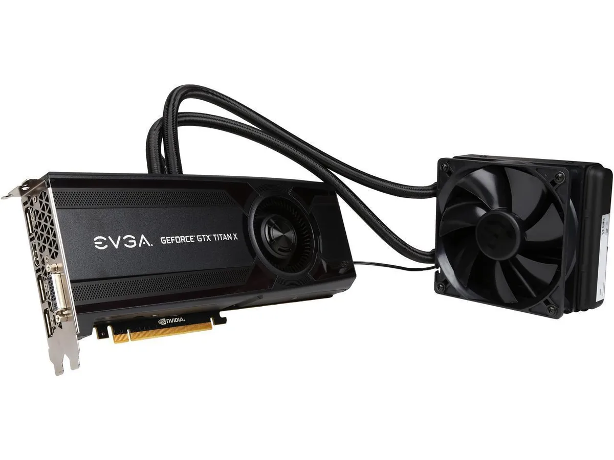 EVGA EVGA GeForce GTX TITAN X 12G-P4-1999-KR 12GB Hybrid graphics card — product photo