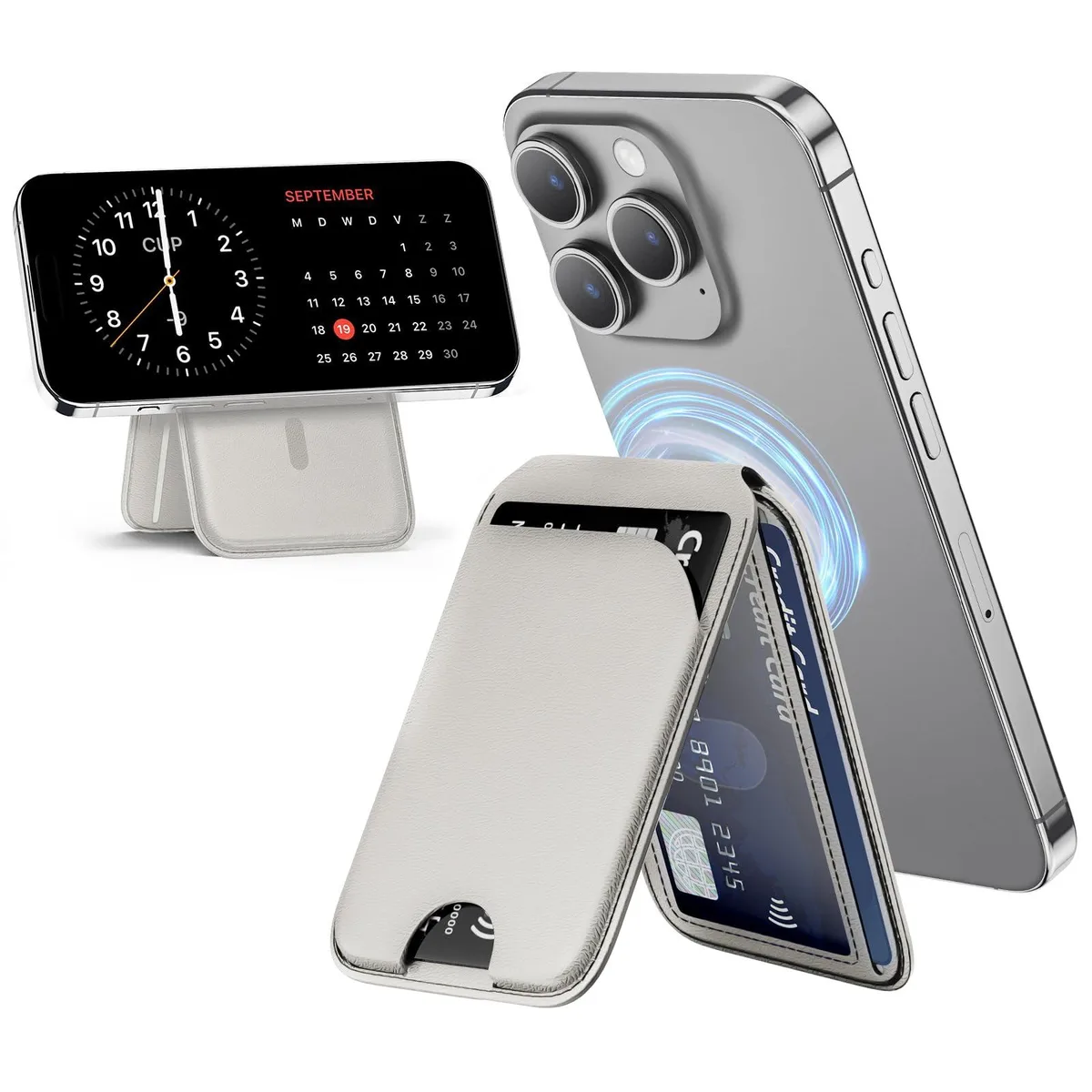  Viator Gear Kb01 wallet Black 180-degree stand iPhone 12 13 14 15 16 — product photo