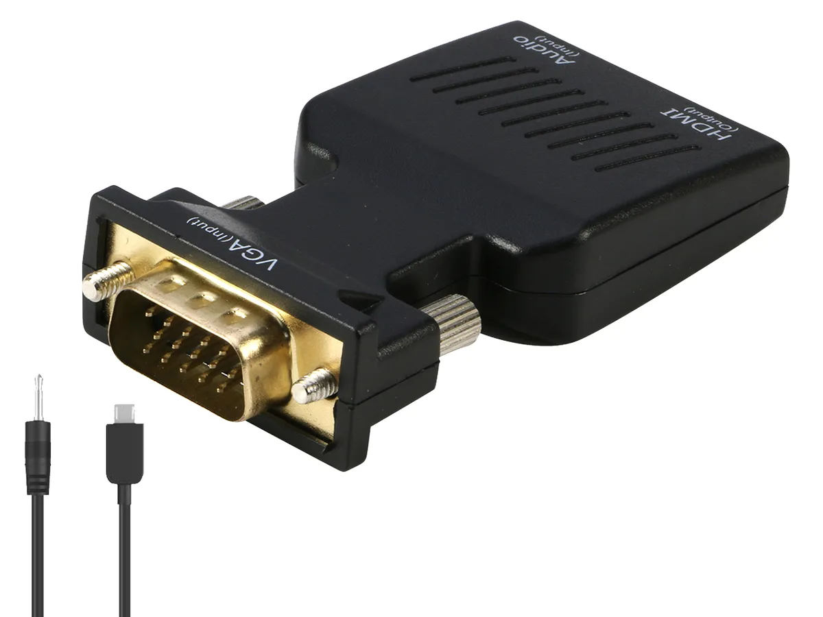 iXever iXever VGA to HDMI Audio Video Converter 1920x1080 60Hz 3.5mm USB — product photo