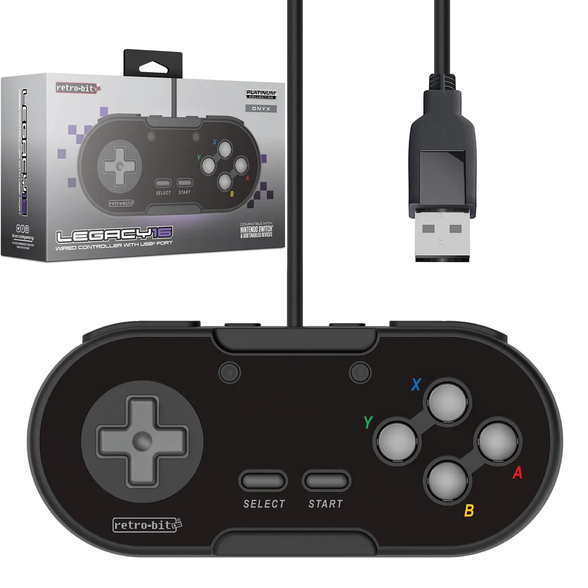 ViewSonic ViewSonic Legacy16 RET00238 Wired USB Gamepad 12 Button Onyx — product photo