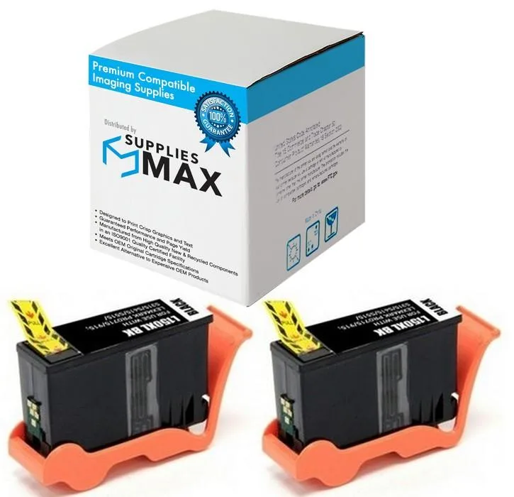 SuppliesMax SuppliesMax 14N1837 Black High Yield Inkjet 2 Pack 750 Pages — product photo